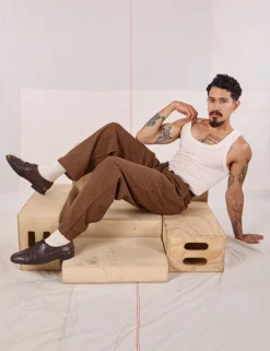 Online Checker Trousers - Brown & Black Trousers