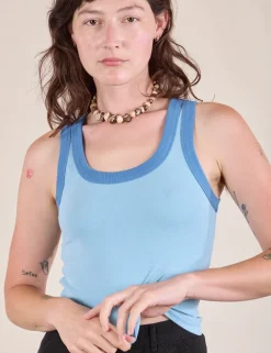 New Colorblock Cropped Tank - Cropped Tanks|The Tank Top