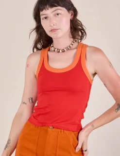 Best Colorblock Cropped Tank - Cropped Tanks|The Tank Top