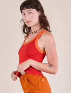 Best Colorblock Cropped Tank - Cropped Tanks|The Tank Top