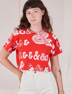 Discount Cropped Burly Tee - && && *FINAL SALE* Burly Tees