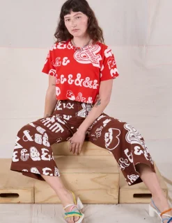 Discount Cropped Burly Tee - && && *FINAL SALE* Burly Tees