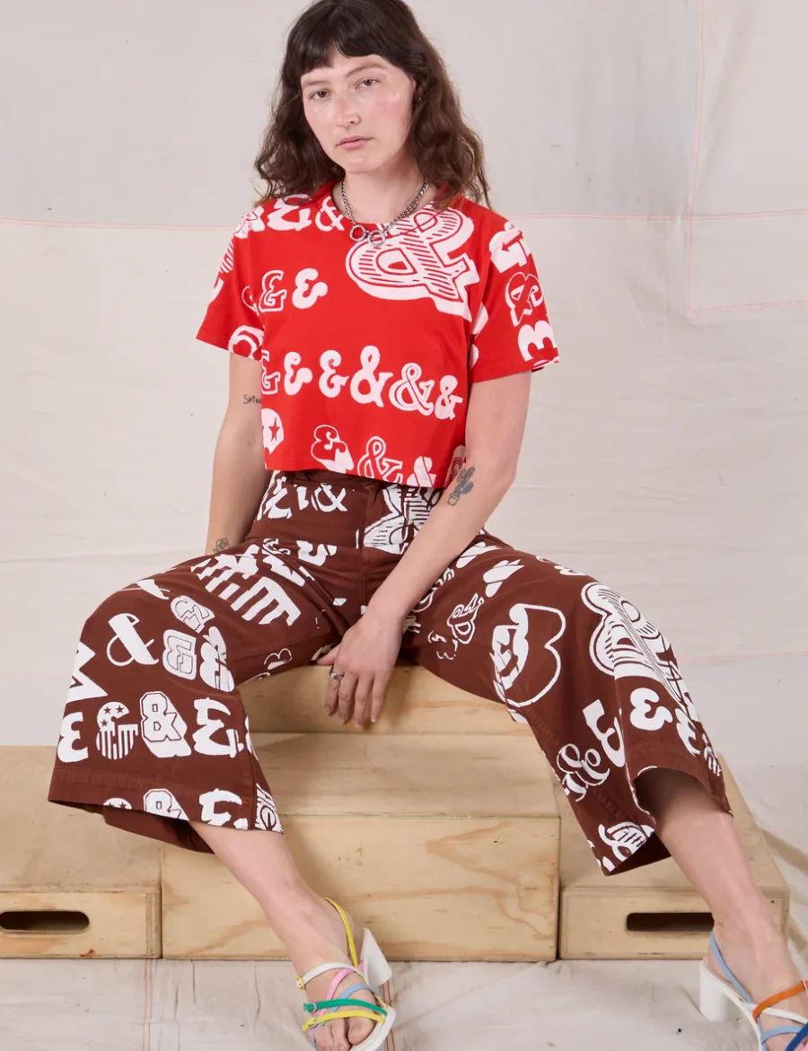 Discount Cropped Burly Tee - && && *FINAL SALE* Burly Tees