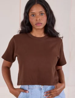 Discount Cropped Burly Tee - Burly Tees