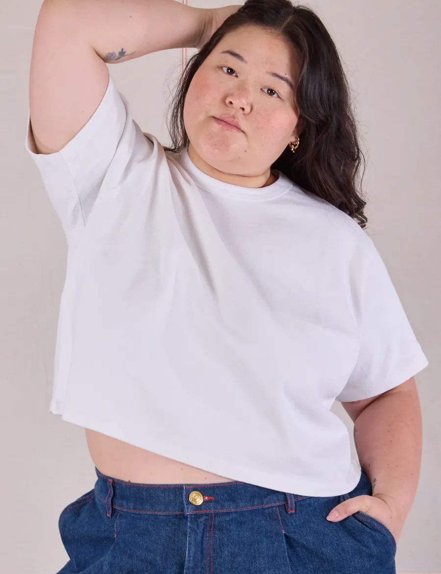 Discount Cropped Burly Tee - Burly Tees