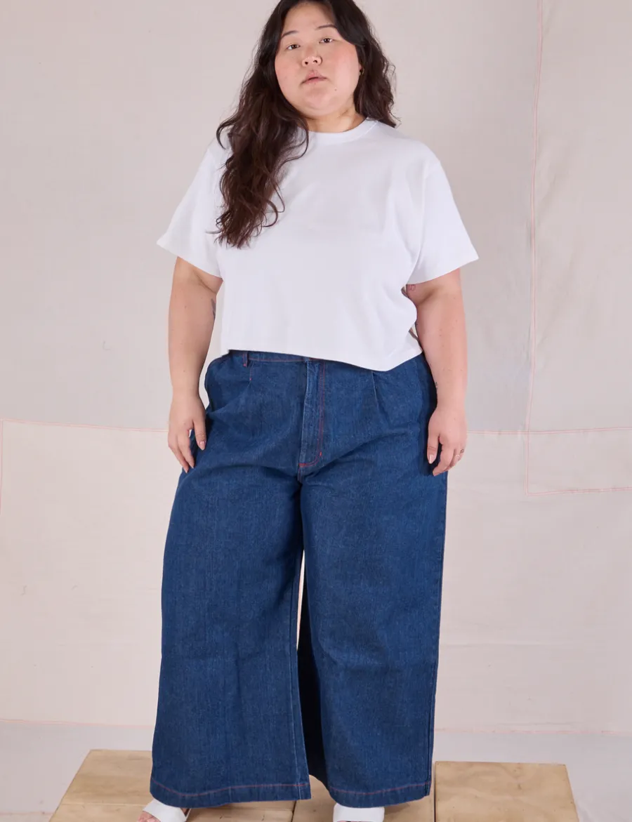 Discount Cropped Burly Tee - Burly Tees