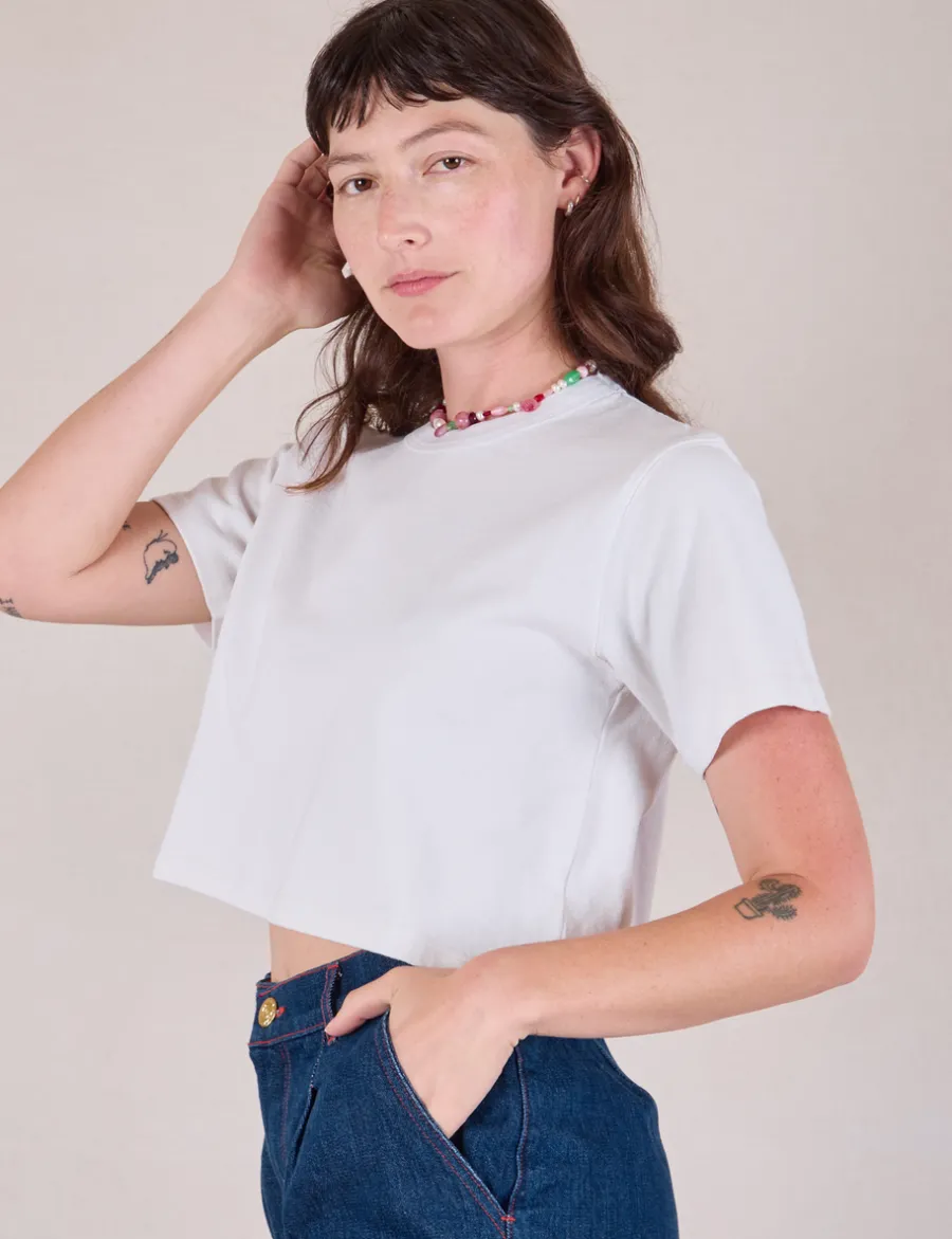 Discount Cropped Burly Tee - Burly Tees
