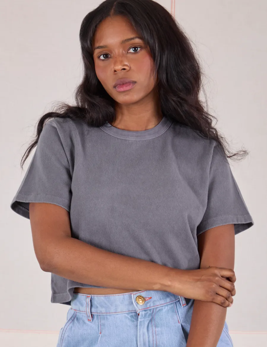 Clearance Cropped Burly Tee - Burly Tees