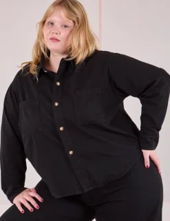 Fashion Cropped Overshirt - Cropped Overshirts