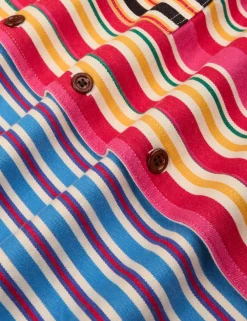 New Cropped Overshirt - Mixed Stripe Cropped Overshirts