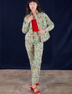 Clearance Cropped Overshirt - Strawberry Blossom Cropped Overshirts