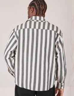 Hot Cropped Overshirt - Summer Stripe - Cropped Overshirts