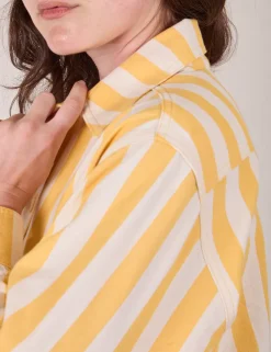 Hot Cropped Overshirt - Summer Stripe - Cropped Overshirts