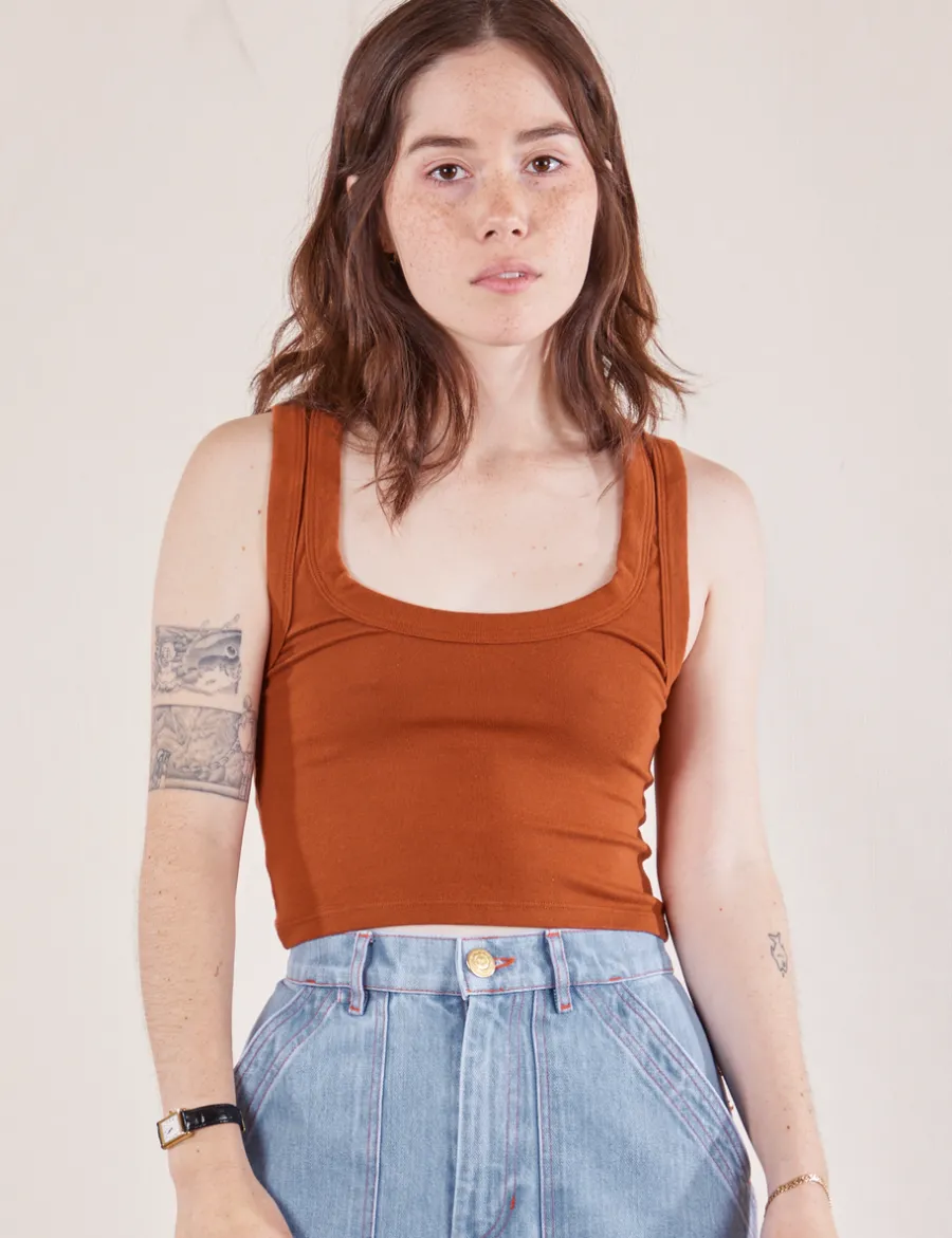Hot Cropped Tank Top - Cropped Tanks|The Tank Top