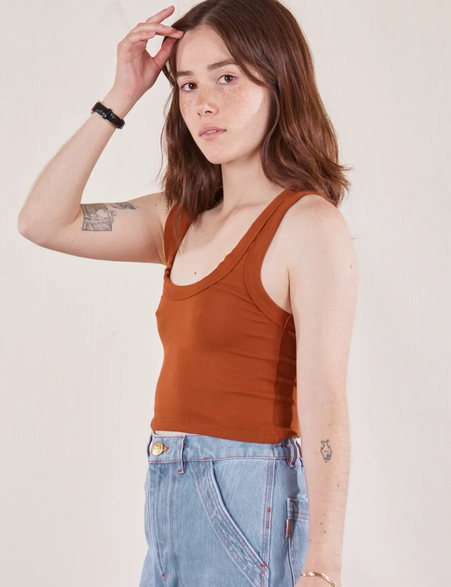 Hot Cropped Tank Top - Cropped Tanks|The Tank Top
