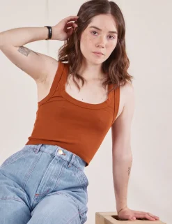 Hot Cropped Tank Top - Cropped Tanks|The Tank Top