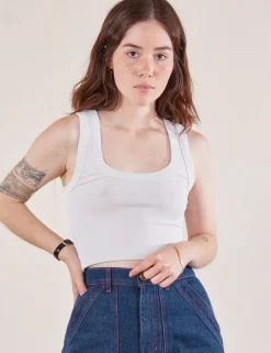 Fashion Cropped Tank Top - Cropped Tanks|The Tank Top