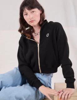 Best Cropped Zip Hoodie - Hoodies