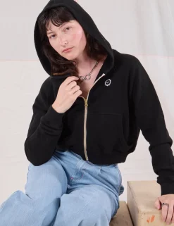 Best Cropped Zip Hoodie - Hoodies