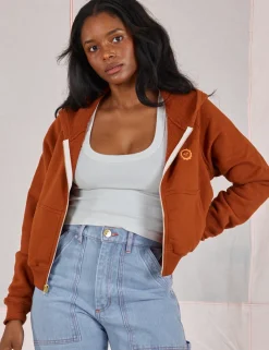 New Cropped Zip Hoodie - *FINAL SALE* Hoodies