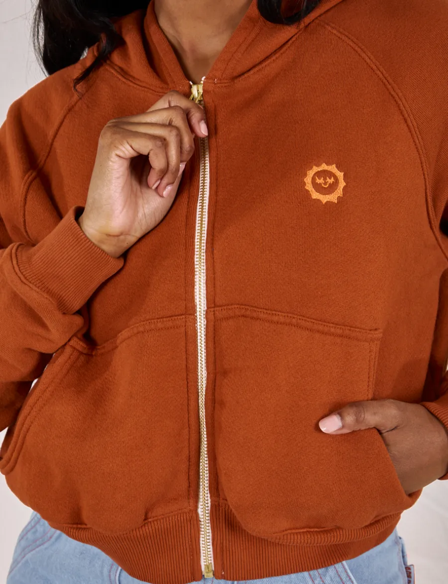 New Cropped Zip Hoodie - *FINAL SALE* Hoodies
