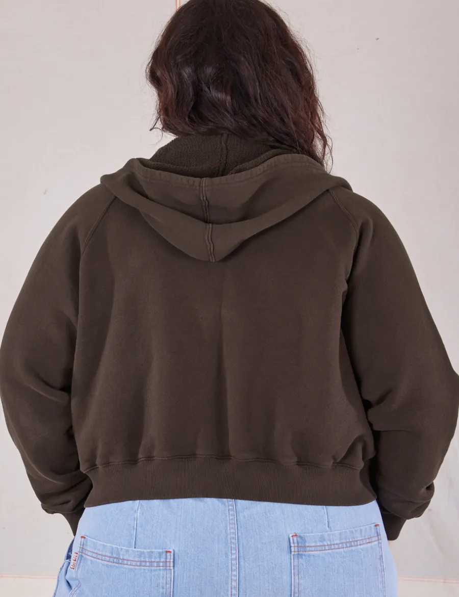 Online Cropped Zip Hoodie - *FINAL SALE* Hoodies