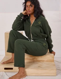 Discount Cropped Zip Hoodie - *FINAL SALE* Hoodies