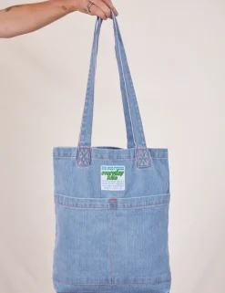 Clearance Denim Everyday Tote Bag Big Totes|Denim