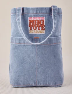 Outlet Denim Mini Tote Bags Mini Totes|Denim