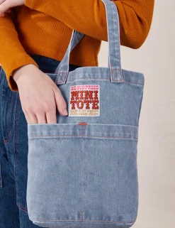 Outlet Denim Mini Tote Bags Mini Totes|Denim