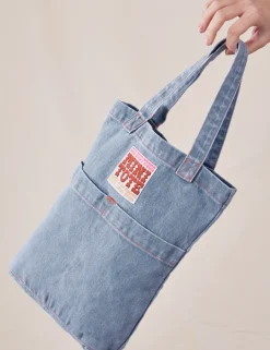 Outlet Denim Mini Tote Bags Mini Totes|Denim