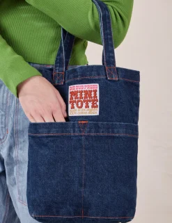 Outlet Denim Mini Tote Bags Mini Totes|Denim