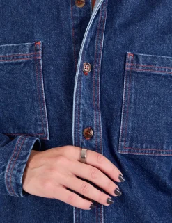 Clearance Denim Overshirt - Denim|Overshirts