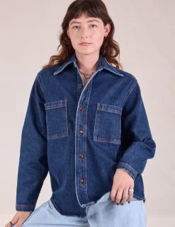 Clearance Denim Overshirt - Denim|Overshirts