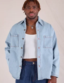 New Denim Overshirt - Denim|Overshirts