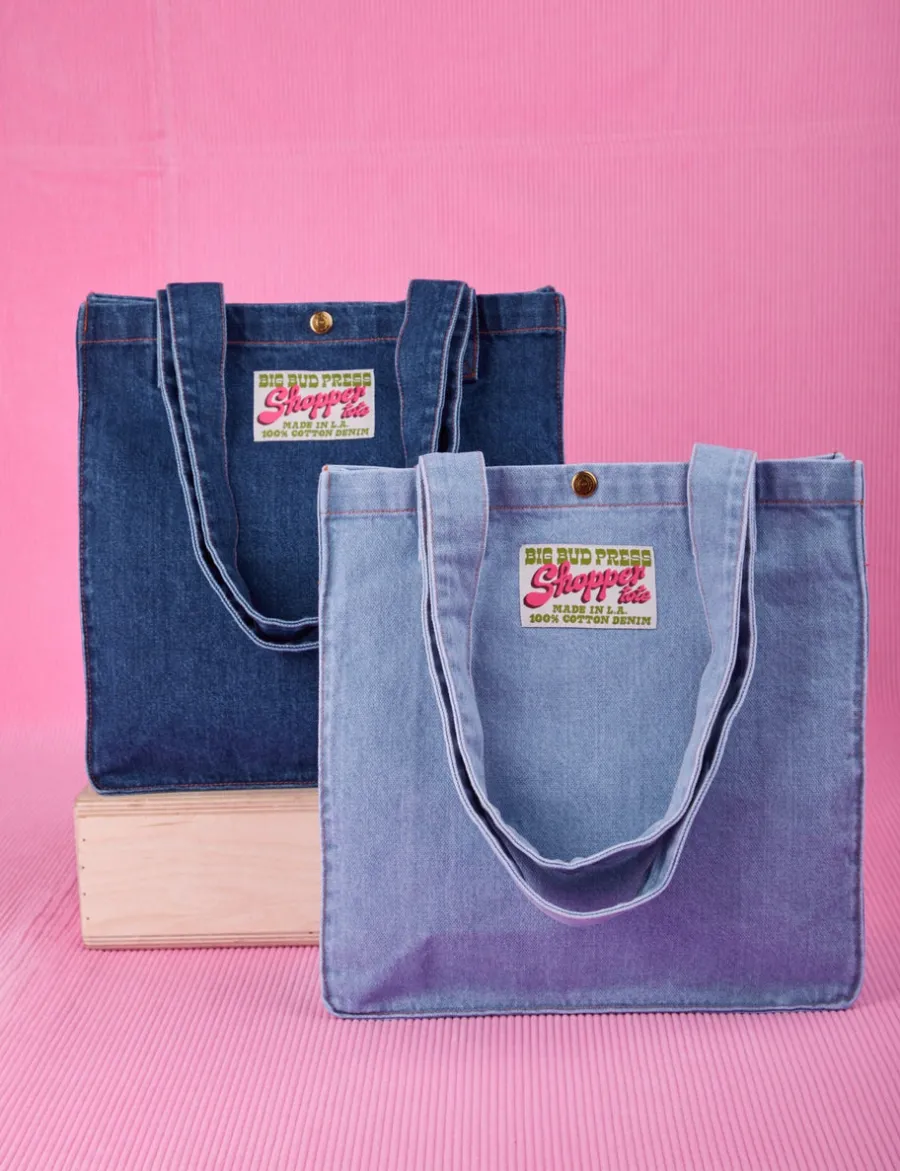 Fashion Denim Shopper Tote Bag Big Totes|Denim
