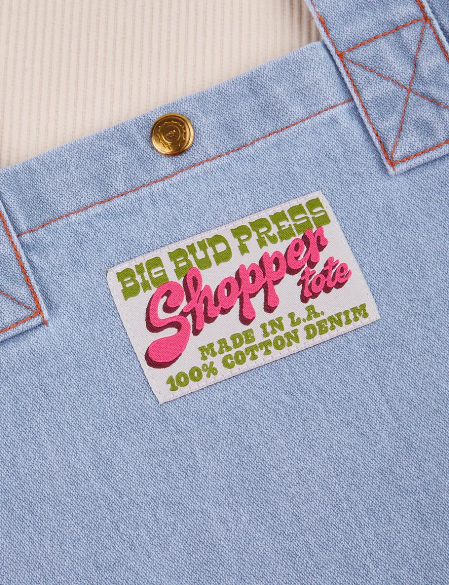 Fashion Denim Shopper Tote Bag Big Totes|Denim