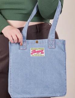 Fashion Denim Shopper Tote Bag Big Totes|Denim