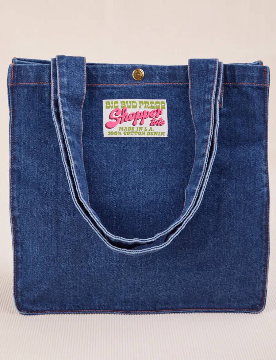 Fashion Denim Shopper Tote Bag Big Totes|Denim