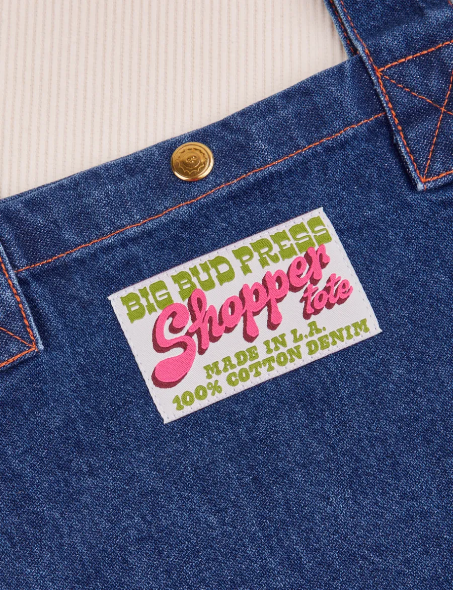 Fashion Denim Shopper Tote Bag Big Totes|Denim