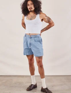 Outlet Denim Trouser Shorts - Shorts|Trousers