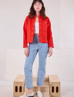 Clearance Denim Work Jacket - Denim|Work Jacket