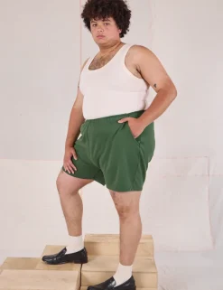 Sale Easy Shorts - Dark Emerald Green Sweat Shorts|Shorts