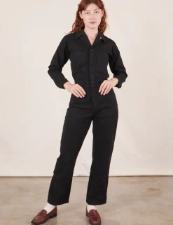 Outlet Everyday Jumpsuit - Basic Black *FINAL SALE* Long Sleeve Jumpsuits