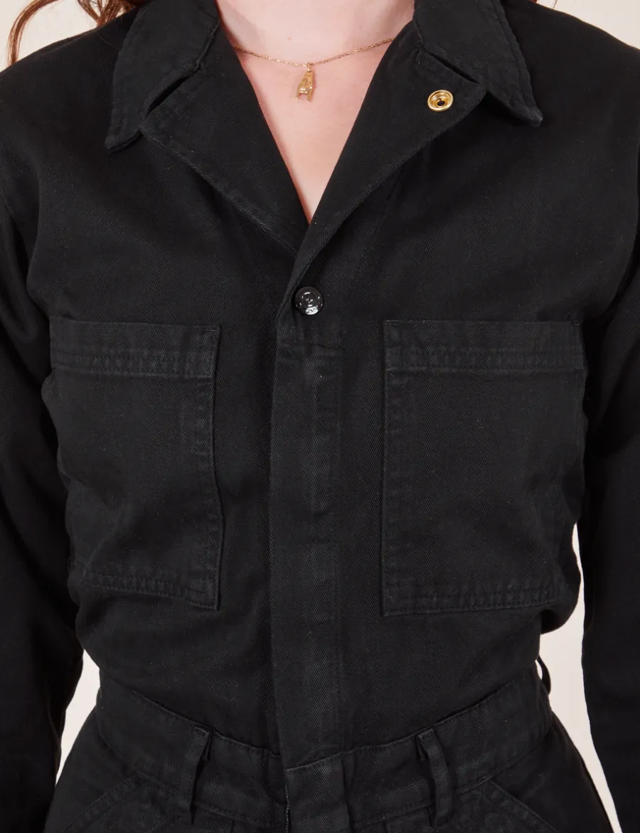 Outlet Everyday Jumpsuit - Basic Black *FINAL SALE* Long Sleeve Jumpsuits