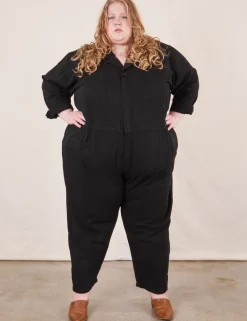 Outlet Everyday Jumpsuit - Basic Black *FINAL SALE* Long Sleeve Jumpsuits