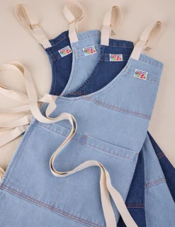 Sale Full Indigo Denim Apron Denim