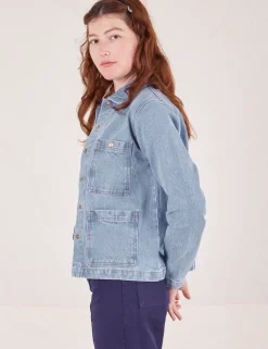 Hot Indigo Denim Work Jacket - Denim|Work Jacket