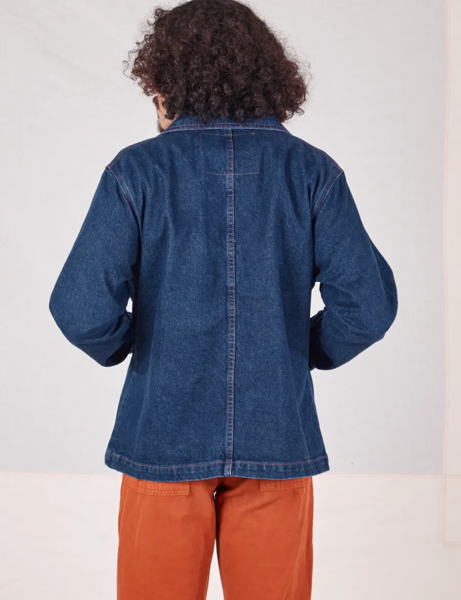 Clearance Indigo Denim Work Jacket - Work Jacket|Denim
