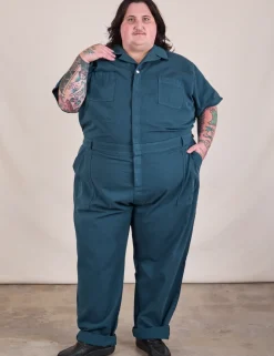Online Long Jumpsuit - Short Sleeve Jumpsuits